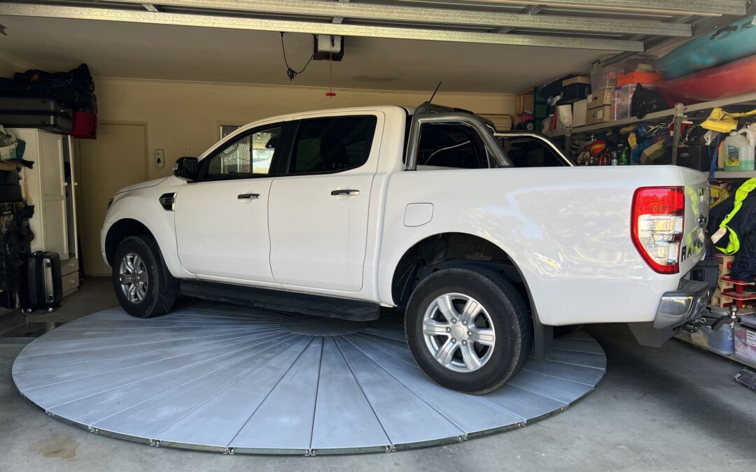 How a car turntable can optimise your garage space